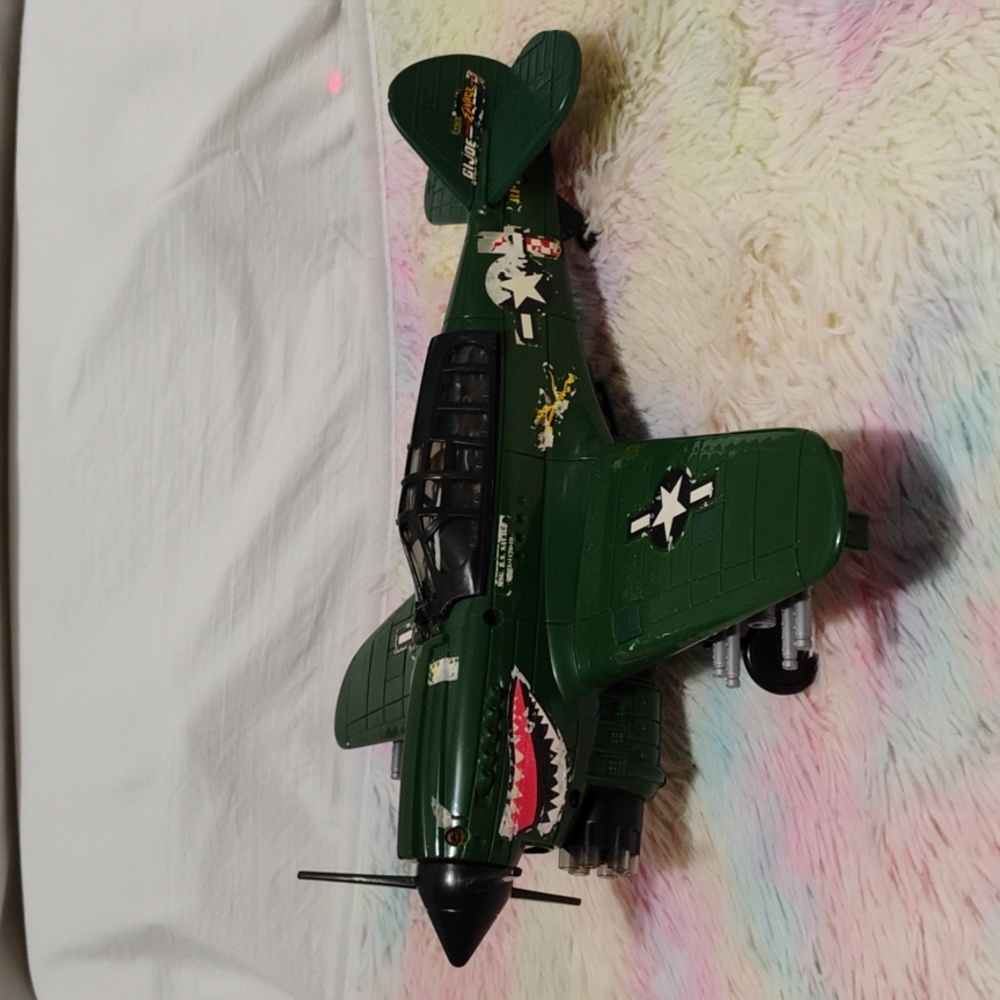G.I. Joe Savage Plane W Pilot Vintage (Not Working)